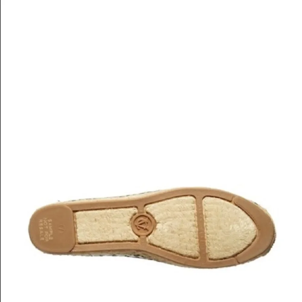 Vince Camuto Charie Espadrille Flat Black Silver